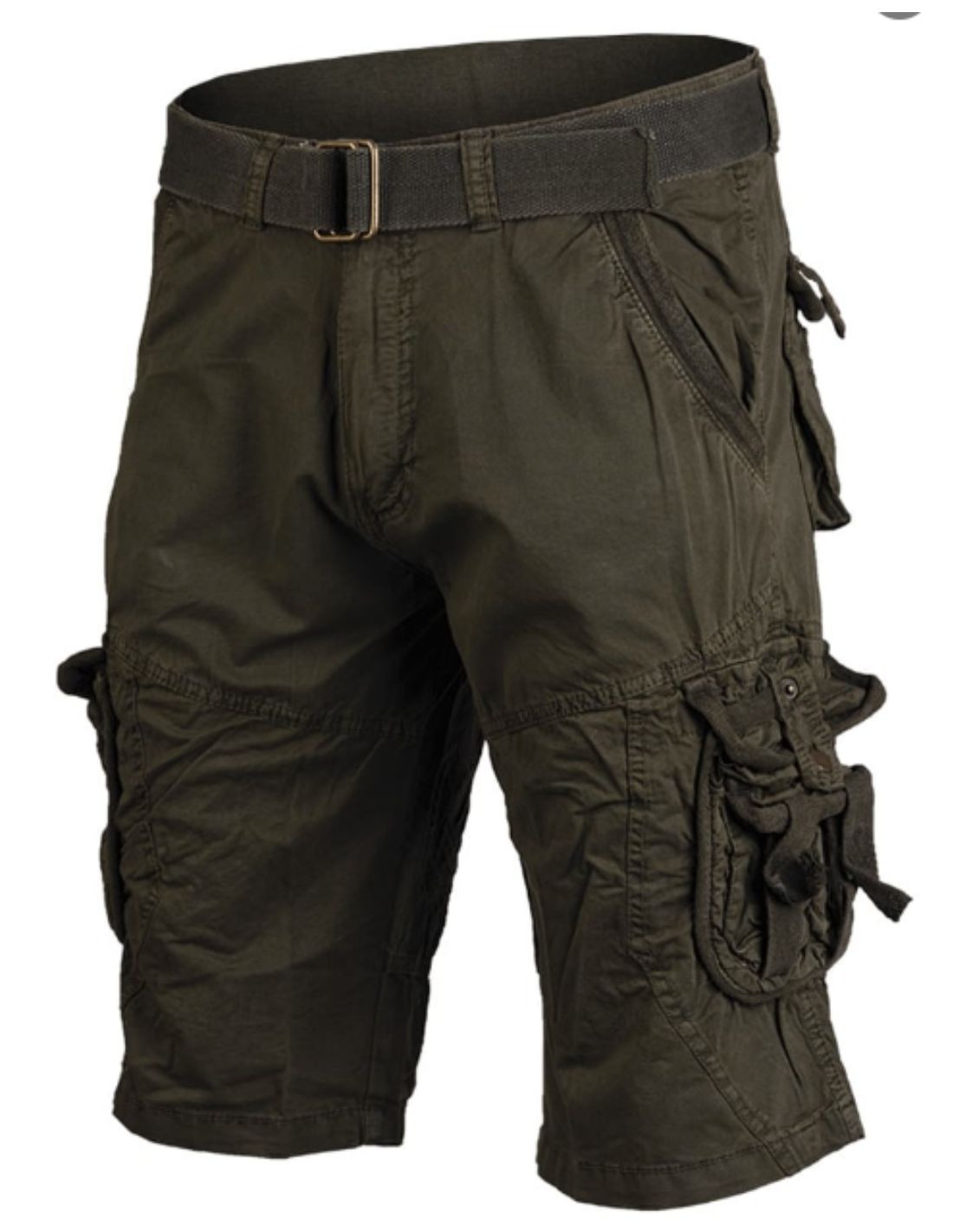 Raw Vintage Camo Shorts Prewash Olive