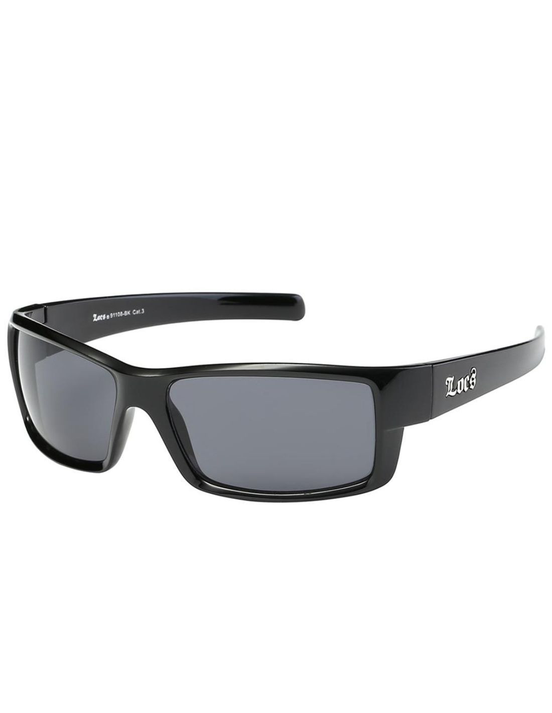 LOCS Logo Sunglasses Black - 8LOC91108-BK