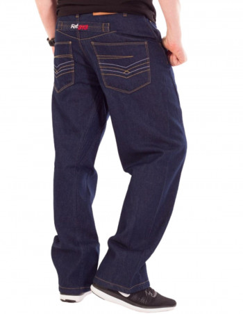 Plain baggy jeans - Køb store hiphop bukser uden print på tilbud
