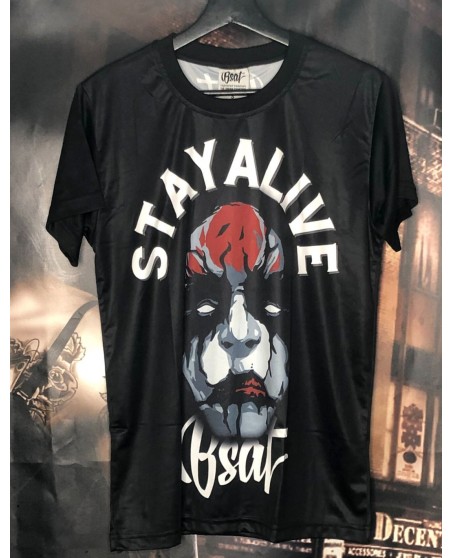 BSAT Stay Alive Skull T-Shirt
