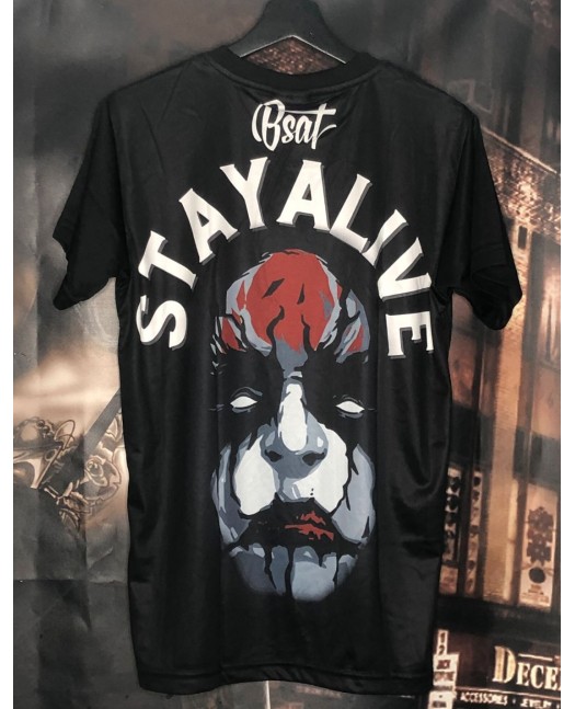 BSAT Stay Alive Skull T-Shirt