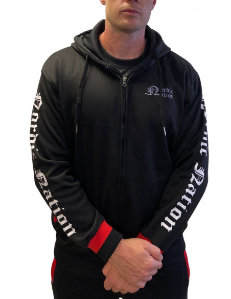 Viking Beast Triple Horn ZipHoodie by Nordic Worlds