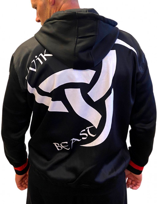 Viking Beast Triple Horn ZipHoodie by...