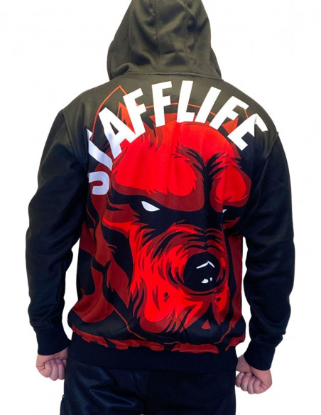 Stafflife No Pain Zip Hoodie by Pitbos