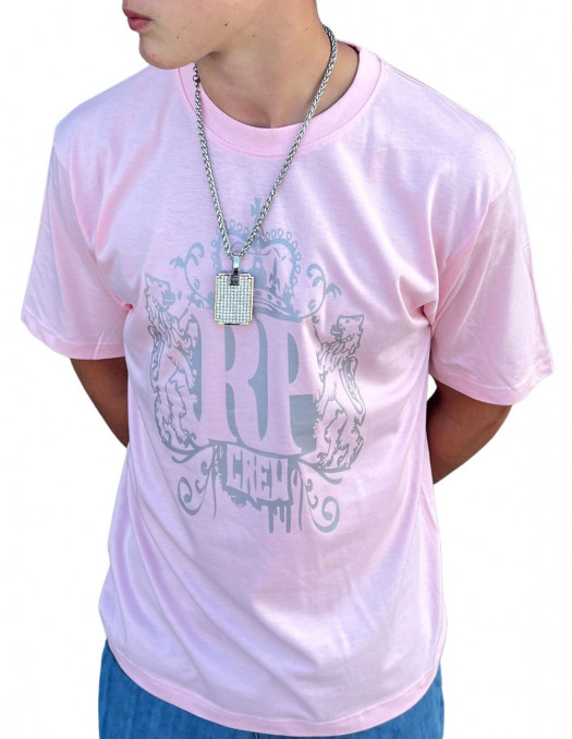 RP CREW Baggy Organic Cotton T-Shirt RoseNSilver by BSAT