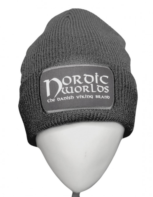 Nordic Worlds Logo Beanie Grey