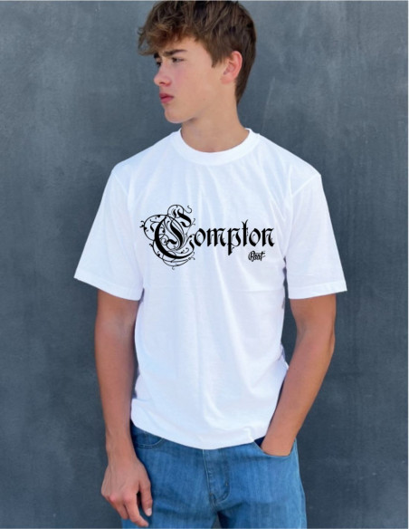 Compton T-Shirt White by BSAT