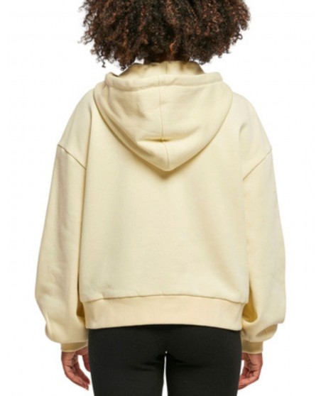 Oversized Organic Hoodie Soft Yellow