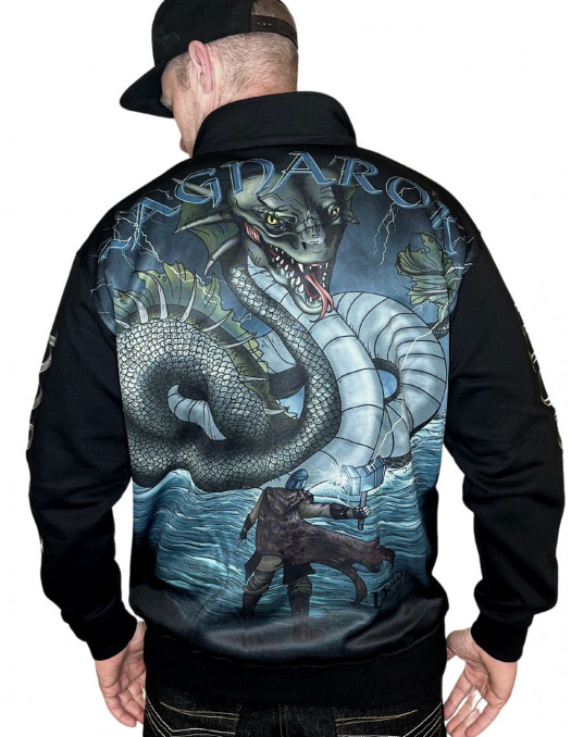 Ragnarok Midgard Zip CrewNeck by Nordic Worlds