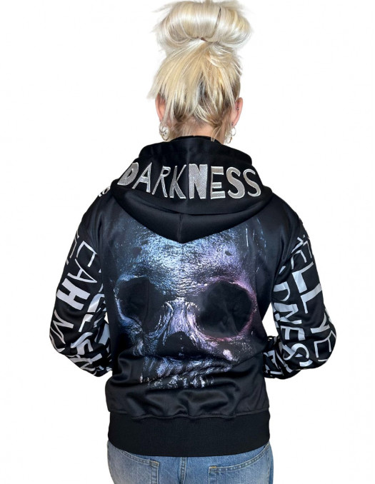 BSAT Darkness Skull El Barrio ZipHoodie