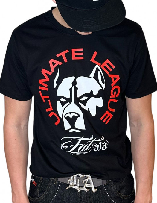 FAT313 Ultimate League T-Shirt Black