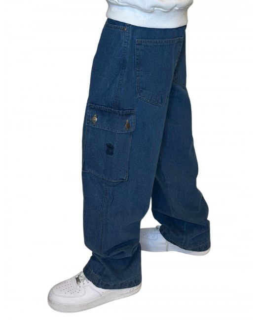 BSAT Cargo Denim Light Blue Jeans...