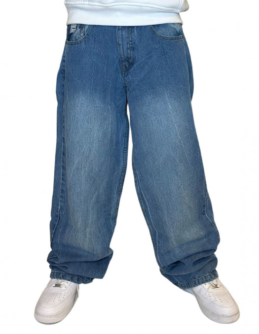 All Eyes Baggy Jeans Light Blue Washed by BSAT