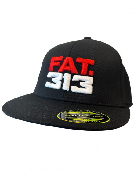 FAT313 Logo Embroidery Cap Black