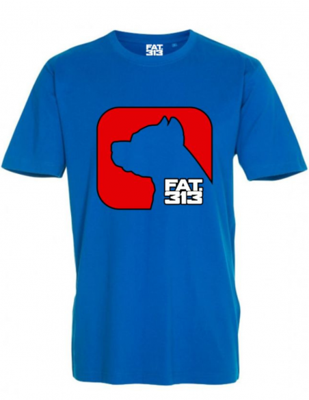 Fatcap Logo T-Shirt Swedish Blue by FAT313