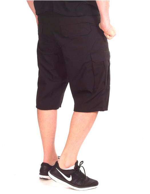 BSAT Baggy Fit Cargo Shorts Black