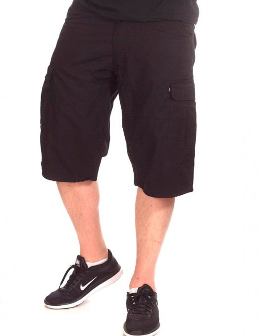 BSAT Baggy Fit Cargo Shorts Black