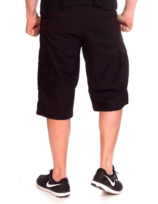 BSAT Baggy Fit Cargo Shorts Black