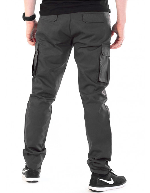 BSAT Tapered Fit Cargo Pants Grey City