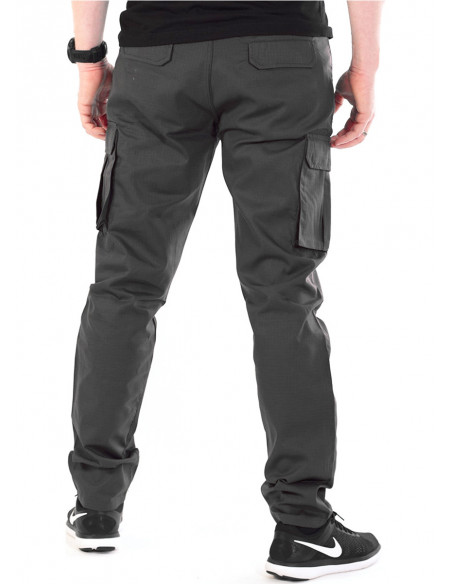 BSAT Tapered Fit Cargo Pants Grey City