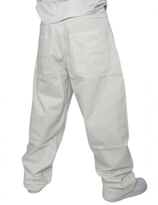 HipHop White Baggy Jeans by BSAT...