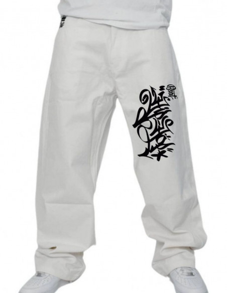 HipHop White Baggy Jeans by BSAT *Ultra Limited Edition*