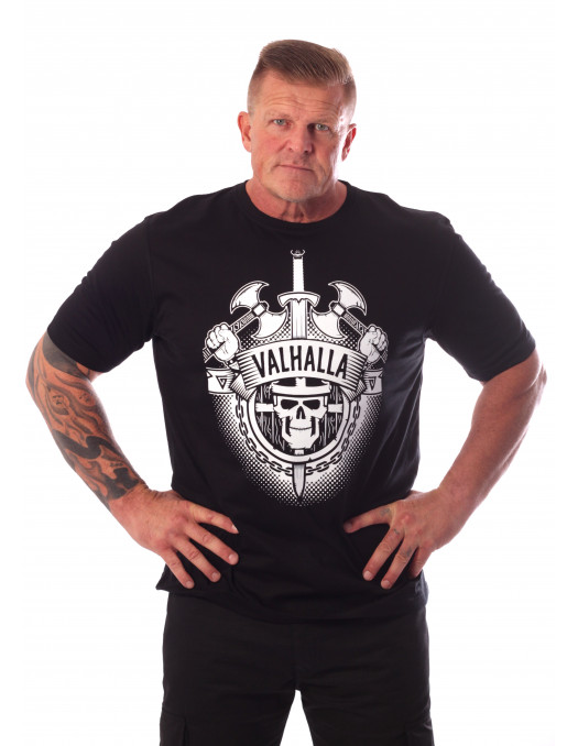 Valhalla T-shirt Front White by...