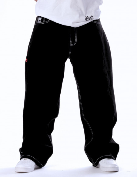 BSAT HUSTLA Baggy Jeans RedNWhite *Legacy Edition*