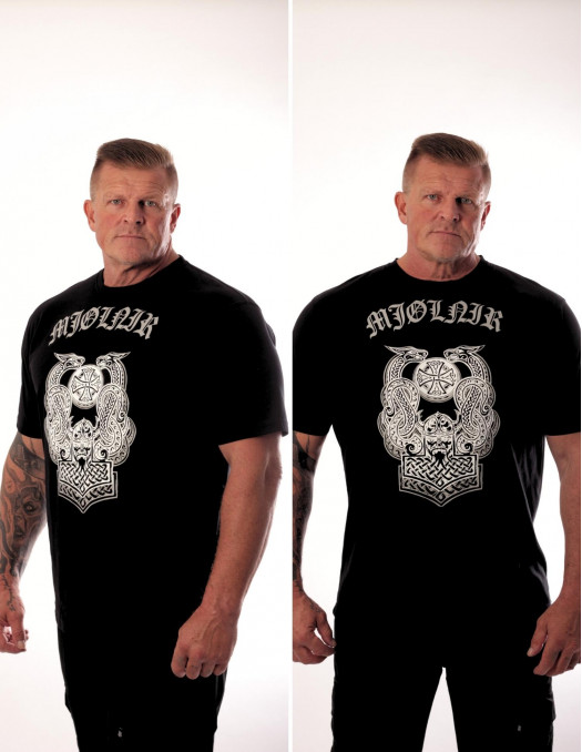 Mjolnir Tee Nordic Worlds X DimonTaturin