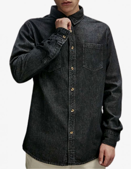 RAP GOD Denim Shirt Washed...