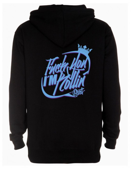 BSAT F.U. I'm Rollin' Hoodie BlackNBlue