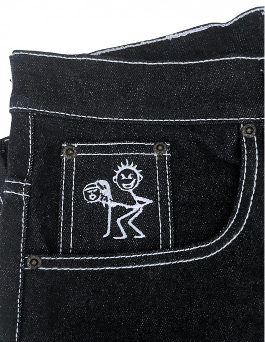 BSAT Stickman Jeans The F*ck Black Vol.2