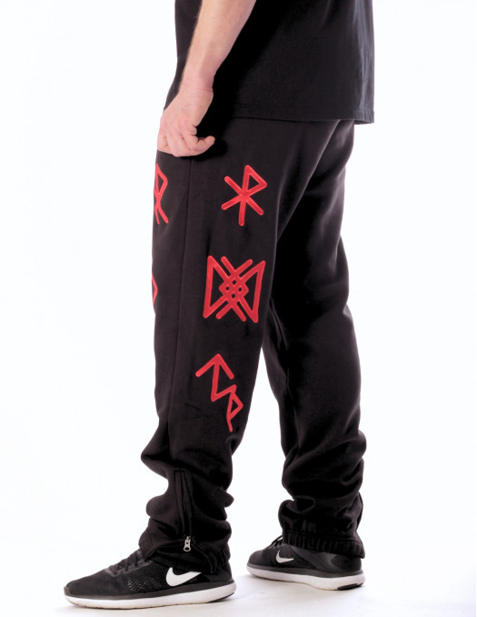 Alpha Premium Sweatpants BlackNRed by...