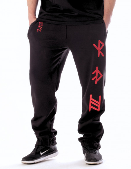 Alpha Premium Sweatpants BlackNRed by Nordic Worlds