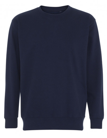 Plain Crewneck Heavy Sweatshirt Blue Navy