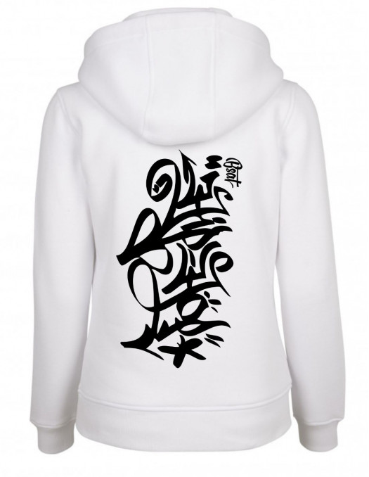 HipHop Collection White Hoodie by BSAT