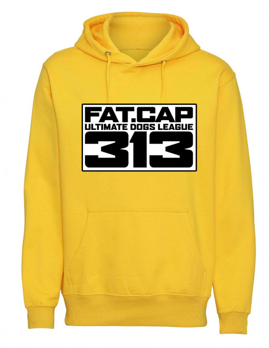 FAT CAP Emblem Hoodie Yellow by FAT313