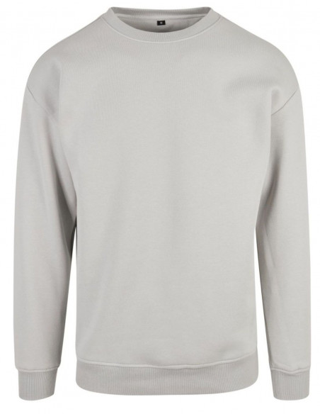 Plain Crewneck Heavy Sweatshirt Light Asphalt