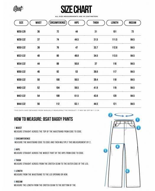 BSAT Cargo Denim Light Blue Jeans...