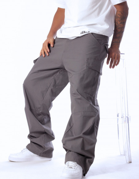 CPH X Baggy Cargo Pants Sky Grey City by BSAT
