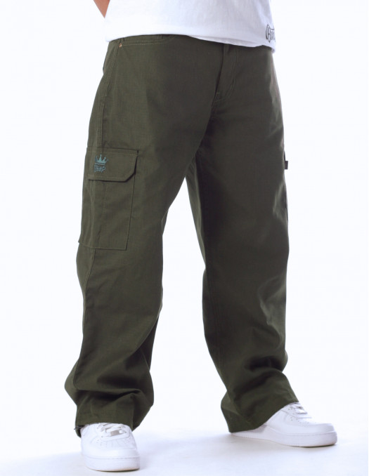 BSAT Combat Cargo Pants Dark Olive baggy fit II