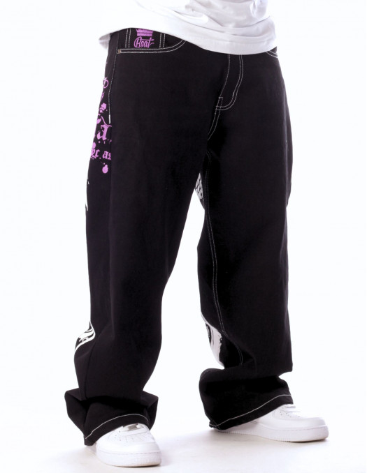 BSAT HUSTLA Royal Purple Baggy Jeans...