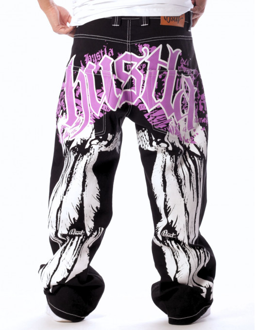 BSAT HUSTLA Royal Purple Baggy Jeans...