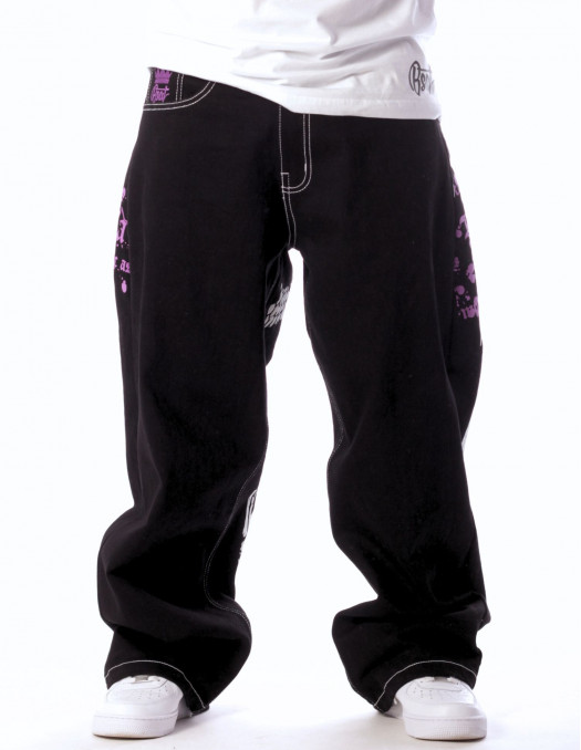 BSAT HUSTLA Royal Purple Baggy Jeans...
