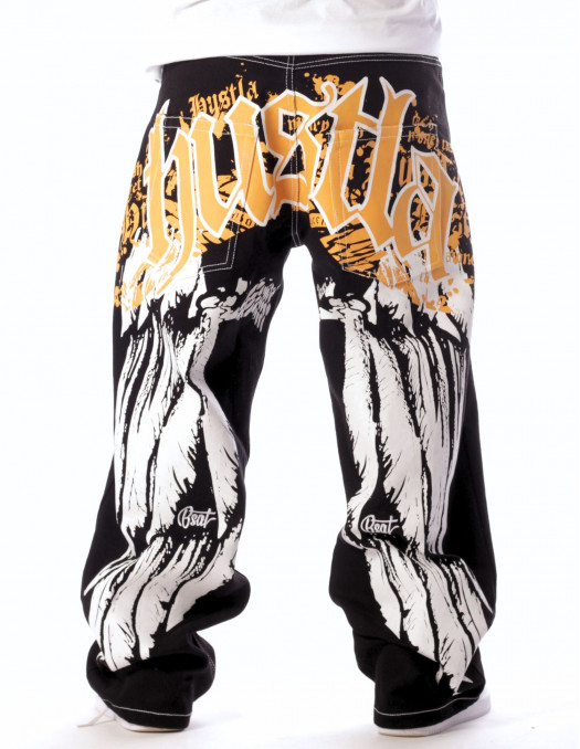 BSAT HUSTLA Gold Yellow Baggy Jeans *Legacy Edition*