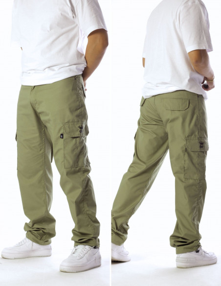 BSAT Regular Fit Combat Cargo Pants  Lightweight Material Medium Green