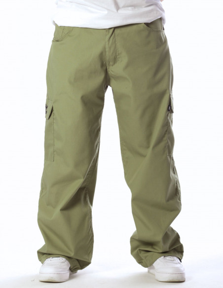 BSAT Baggy Combat Cargo Pants Medium Green Lightweight Material Baggy Fit