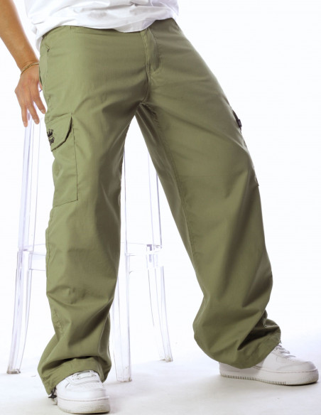 BSAT Baggy Combat Cargo Pants Medium Green Lightweight Material Baggy Fit