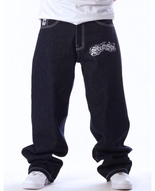 SouthSide Embroidery Baggy Jeans...