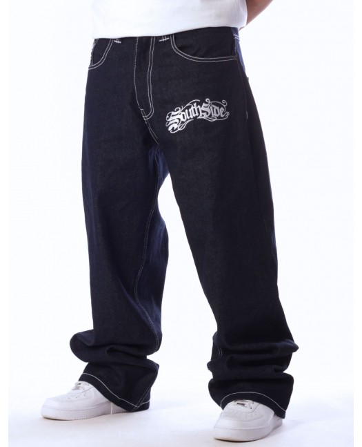 SouthSide Embroidery Baggy Jeans...